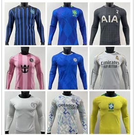Neue 2025-2026 Fußball Uniform Spieler Langärmel Top Club Nationalmannschaft Trikot-1613  