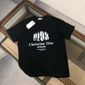 Dior Simple Logo Print T-Shirt(10 Styles)-1725  