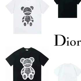 Dior Bear T-Shirt mit einfachem Druck -1730  