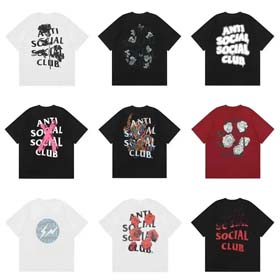 ASSC Anti Social Club Bunte Grafik T-Shirt-1761  