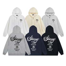 Stussy Kapuze Herbst und Winter Crew Hals Top schwere Terry-2218  