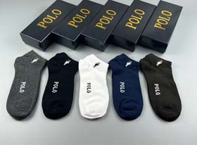 POLO Solidfarbige atmungsaktive Socken 5 Paar-2393  