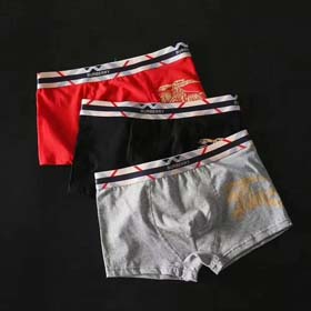 Burberry Herren modische Pferd gedruckt Hosen Boxer Hosen Unterwäsche 3pcs-2415  