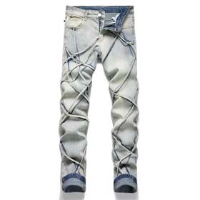 Revenge Stickerei Klassische Jeans (28 Stile)-2435  