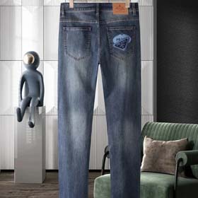 Prada New Stil gedruckt Männer gewaschen Jeans Hosen-2463  