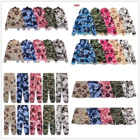 Denim Tränen Camouflage Kapok Schaumstoff Druck High Street lose Hoodie-2471  