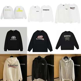 Balenciaga Mode Schwergewicht RundhalssweatshirtHoodie-2546  
