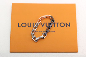 Louis Vuitton LV rose gold silber schwarz dreifarbige splicing gehärtet bambus armband-3624  