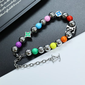 Louis Vuitton LV verstellbare Hummer Schließe verschönert Buchstabe Blume Armband-4003  