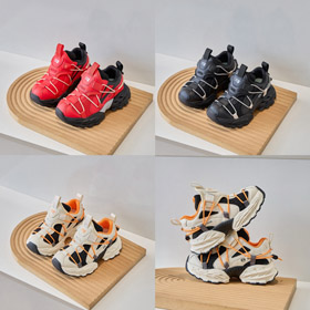 Balenciaga Wanderung Wanderung runde Zehen Drawstring Low-Top Kinderschuhe-4160  