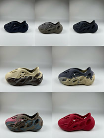 Adidas Originals Yeezy Schaumstoff Laufer Ölmalerei MX Creme Ton Kinder Loch Sandalen-4187  