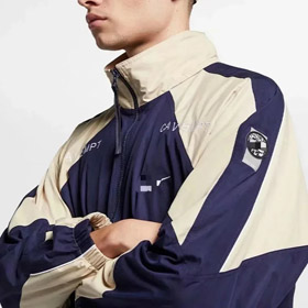 Cav Empt x Nike Gelenkständer Kragen Reißverschluss Jacke-4335  